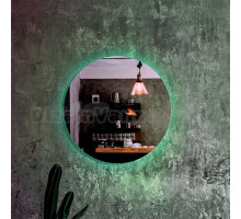 Зеркало круглое Silver Mirrors Savanna-RGB 55 с подсветкой мульти-цвет
