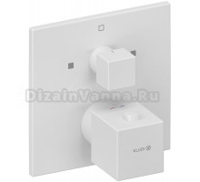 Термостатический смеситель встраиваемый Kludi Decus 548105375 белый матовый