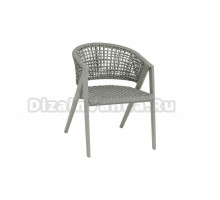 Садовый стул 4SiS Амстердам каркас серый, роуп серый