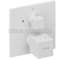 Термостатический смеситель встраиваемый Kludi Decus 548855375 белый матовый