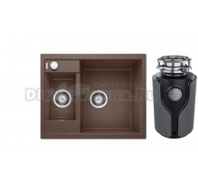 Комплект Мойка Blanco Metra 6, кофе + Измельчитель KUCHENSTERN Muhle