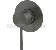 Встраиваемый смеситель для душа и ванны Allen Brau Priority 5.31C12-MG С ВНУТРЕННЕЙ ЧАСТЬЮ, брашированный графит