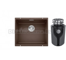 Комплект Мойка Blanco Subline 500-U, кофе + Измельчитель KUCHENSTERN Muhle