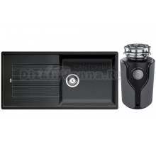 Комплект Мойка Blanco Zia XL 6S 517568, антрацит + Измельчитель KUCHENSTERN Muhle