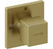 Переключатель потоков Kludi Decus 54846N075 брашированное золото, на три потребителя