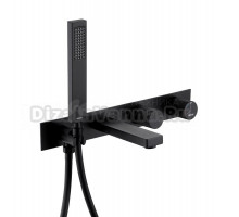 Встраиваемый смеситель для душа и ванны Abber Rund AF8730B С ВНУТРЕННЕЙ ЧАСТЬЮ, матовый черный