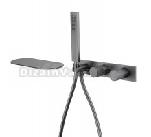 Встраиваемый смеситель для душа и ванны Abber Rund AF8731NG С ВНУТРЕННЕЙ ЧАСТЬЮ, никель