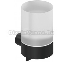 Дозатор для жидкого мыла Kludi Vela R 5897639 настенный, черный