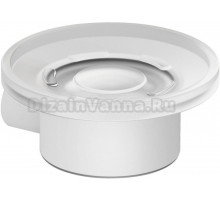 Мыльница Kludi Vela R 5898553 настенная, стеклянная, белая