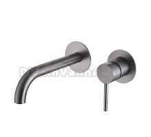 Смеситель для раковины Abber Wasser Kreis AF8112NG С ВНУТРЕННЕЙ ЧАСТЬЮ, никель