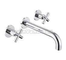 Смеситель для раковины Abber Wasser Kreis AF81121 С ВНУТРЕННЕЙ ЧАСТЬЮ, хром