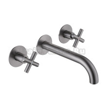 Смеситель для раковины Abber Wasser Kreis AF81121NG С ВНУТРЕННЕЙ ЧАСТЬЮ, никель