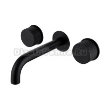 Смеситель для раковины Abber Wasser Kreis AF81122B С ВНУТРЕННЕЙ ЧАСТЬЮ, матовый черный