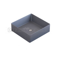 Накладная раковина Uperwood Square 39 графит, квадратная