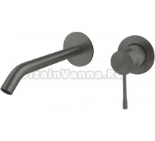 Смеситель для раковины Allen Brau Priority 5.31C03-MG С ВНУТРЕННЕЙ ЧАСТЬЮ, брашированный графит