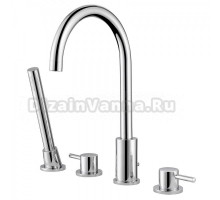 Смеситель на борт ванны Abber Wasser Kreis AF8113 хром