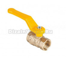 Шаровой кран Dist Стандарт 411Р газ 1/2" ВРx1/2" ВР