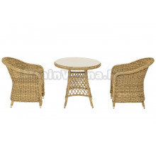 Комплект садовой мебели 3 в 1 4SiS Эспрессо 80 R соломенный