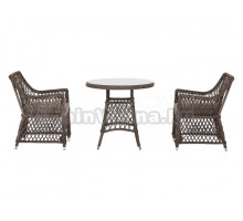 Комплект садовой мебели 3 в 1 4SiS Эспрессо 80 L коричневый