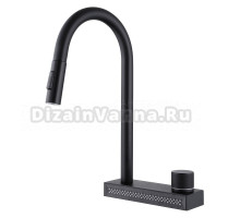 Смеситель для кухни Abber Wasser Kreis AF8114B матовый черный