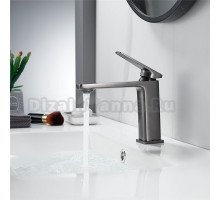 Смеситель для раковины Shevanik S8901T-1, оружейная сталь