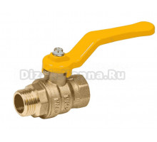 Шаровой кран Dist Стандарт 223Р газ 1" ВРx1" НР