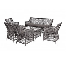 Комплект садовой мебели 6 в 1 4SiS Асти на 6 персон, графит