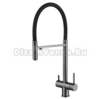 Смеситель для кухни Abber Wasser Kreis AF81141NG с гибким изливом, никель