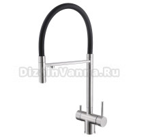 Смеситель для кухни Abber Wasser Kreis AF81141SP с гибким изливом, сатин