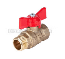 Шаровой кран Dist Стандарт 321Б 1/2" ВРx1/2" НР