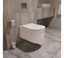 Унитаз подвесной Vincea Tornado Ultra VT1-32T, цвет белый, ультратонкое сиденье soft-close