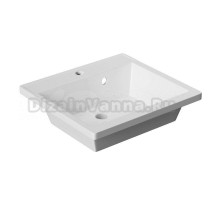 Раковина накладная "РИМ-58" белая (MIXLINE)