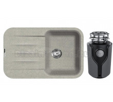 Комплект Мойка Lava L11.SCA, scandic + Измельчитель KUCHENSTERN Muhle