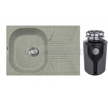 Комплект Мойка Lava L2.SCA, scandic + Измельчитель KUCHENSTERN Muhle