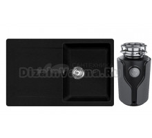 Комплект Мойка Lava L4.LAV + Измельчитель KUCHENSTERN Muhle