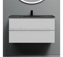 Тумба с раковиной Sancos Snob T 90 bianco, раковина CN7002MB