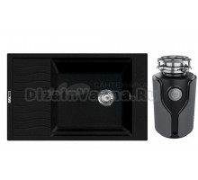 Комплект Мойка Lava L9.LAV + Измельчитель KUCHENSTERN Muhle