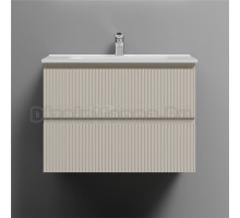 Тумба с раковиной Sancos Snob T 70 beige soft, раковина CN7007