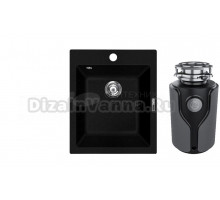 Комплект Мойка Lava Q3.LAV + Измельчитель KUCHENSTERN Muhle