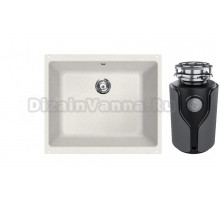 Комплект Мойка Lava U1, latte + Измельчитель KUCHENSTERN Muhle