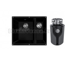 Комплект Мойка Lava U2 + Измельчитель KUCHENSTERN Muhle