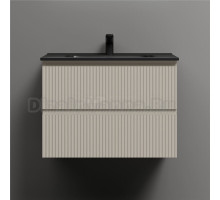 Тумба с раковиной Sancos Snob R 70 beige soft, раковина CN7007MB