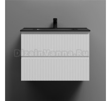 Тумба с раковиной Sancos Snob R 70 bianco, раковина CN7007MB