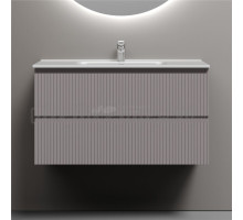 Тумба с раковиной Sancos Snob R 90 doha soft, раковина CN7002