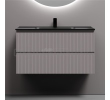 Тумба с раковиной Sancos Snob R 90 doha soft, раковина CN7002MB