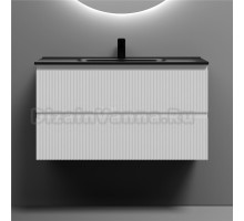 Тумба с раковиной Sancos Snob R 90 bianco, раковина CN7002MB