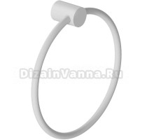 Держатель для полотенец Kludi Vela R 5897853 матовый белый, кольцо