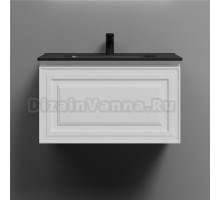 Тумба с раковиной Sancos Very 70 bianco, раковина CN7007MB