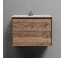 Тумба с раковиной Sancos Marmi 2.0 70 дуб чарльстон, раковина CN7007