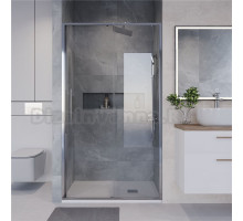 Душевая дверь в нишу Niagara Nova NG-64-12A 120 см, профиль глянцевый хром, стекло прозрачное